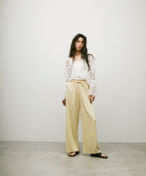 セール】Waist Spindle Easy Pants / ウエストスピンドル