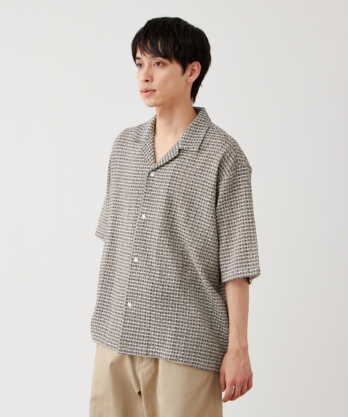 B.C STOCK(ベーセーストック)の「インドレース アソートオープンカラーシャツ(シャツ/ブラウス・メンズ・ブラック/ブラック系その他/イエロー/ブラウン/ピンク・MEDIUM/LARGE)」の9枚目の写真