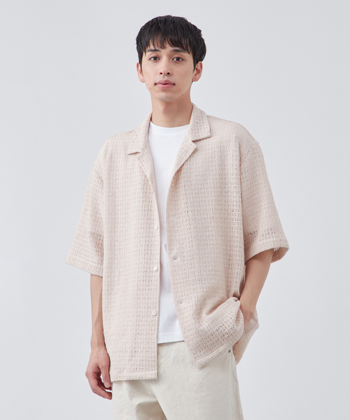 B.C STOCK(ベーセーストック)の「インドレース アソートオープンカラーシャツ(シャツ/ブラウス・メンズ・ブラック/ブラック系その他/イエロー/ブラウン/ピンク・MEDIUM/LARGE)」の22枚目の写真