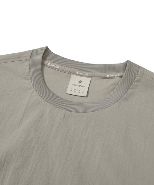 Snow Peak(スノーピーク)の「Root Basic Short Sleeve T-Shirt(Tシャツ/カットソー・メンズ・ベージュ/ネイビー/グレー/ブラック・M/L/XL/XXL)」の16枚目の写真