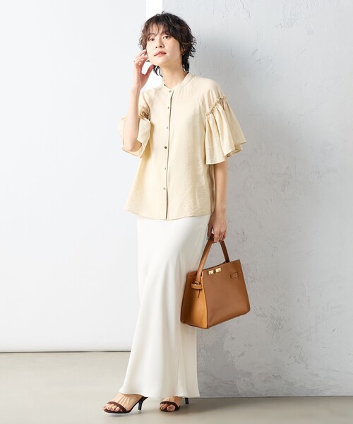 セール】シアーフレアスリーブブラウス（シャツ/ブラウス）｜NOLLEY'S