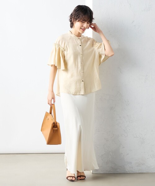 セール】シアーフレアスリーブブラウス（シャツ/ブラウス）｜NOLLEY'S