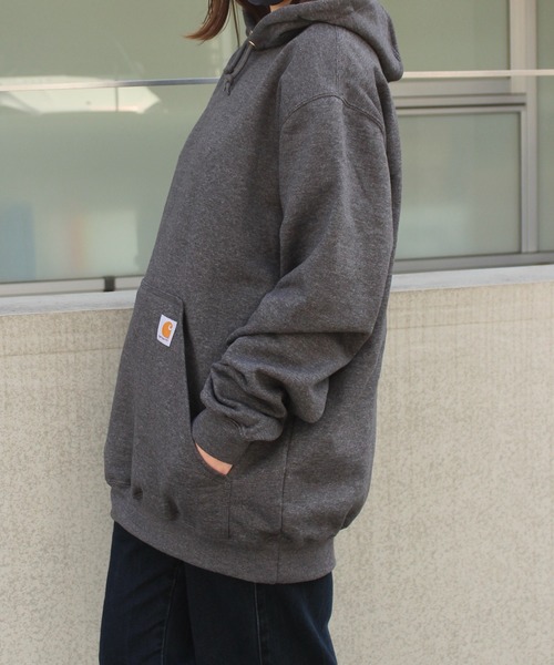 Carhartt(カーハート)の「【carhartt】カーハート プルオーバーパーカー ブランドロゴ ビッグシルエットパーカー K121(パーカー・メンズ・ブラック・M/L)」の20枚目の写真