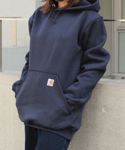 Carhartt(カーハート)の「【carhartt】カーハート プルオーバーパーカー ブランドロゴ ビッグシルエットパーカー K121(パーカー・メンズ・ブラック・M/L)」の22枚目の写真