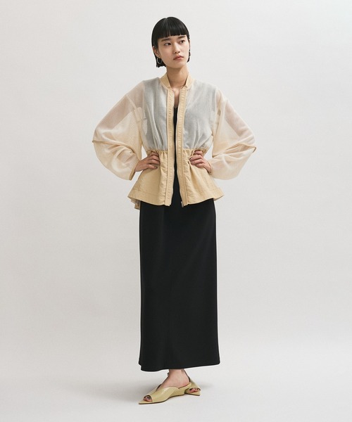 ADAM ET ROPE ドロストシャツカーディガン 楽天市場】【SALE／70%OFF】【サステナブル】ドロストシャツ