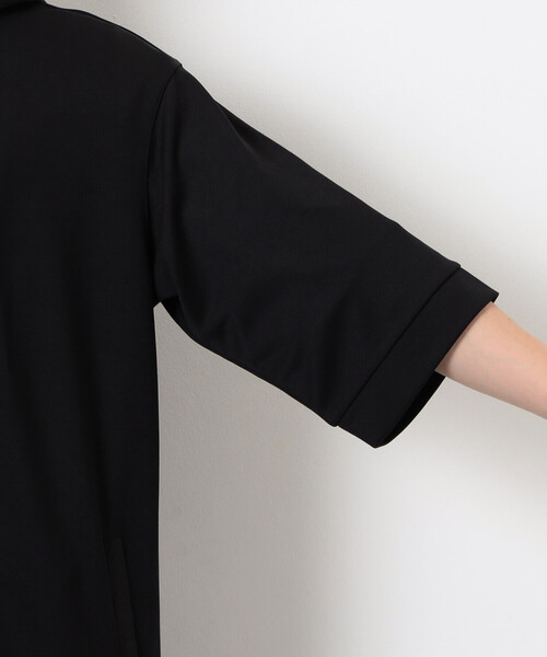 COMME CA ISM（コムサイズム）の「スポーティージャージ 半袖ジップブルゾン（ブルゾン・メンズ・ブラック/チャコール・M/L）」の16枚目の写真