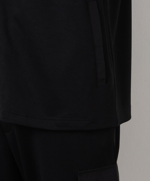 COMME CA ISM（コムサイズム）の「スポーティージャージ 半袖ジップブルゾン（ブルゾン・メンズ・ブラック/チャコール・M/L）」の18枚目の写真