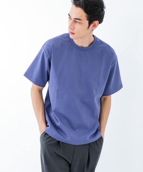 URBAN RESEARCH（アーバンリサーチ）の「接触冷感スムージーTシャツ（Tシャツ/カットソー・メンズ・ホワイト/ブルー系その他/ネイビー/ブラック/グレー系その他・SMALL/MEDIUM/LARGE/X-LARGE）」の5枚目の写真