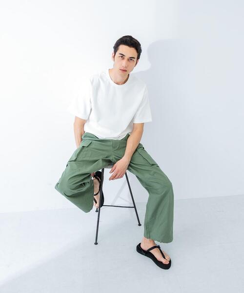 URBAN RESEARCH（アーバンリサーチ）の「接触冷感スムージーTシャツ（Tシャツ/カットソー・メンズ・ホワイト/ブルー系その他/ネイビー/ブラック/グレー系その他・SMALL/MEDIUM/LARGE/X-LARGE）」の9枚目の写真