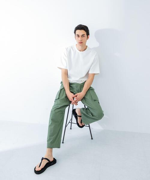 URBAN RESEARCH（アーバンリサーチ）の「接触冷感スムージーTシャツ（Tシャツ/カットソー・メンズ・ホワイト/ブルー系その他/ネイビー/ブラック/グレー系その他・SMALL/MEDIUM/LARGE/X-LARGE）」の10枚目の写真