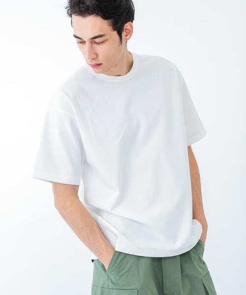 URBAN RESEARCH（アーバンリサーチ）の「接触冷感スムージーTシャツ（Tシャツ/カットソー・メンズ・ホワイト/ブルー系その他/ネイビー/ブラック/グレー系その他・SMALL/MEDIUM/LARGE/X-LARGE）」の11枚目の写真