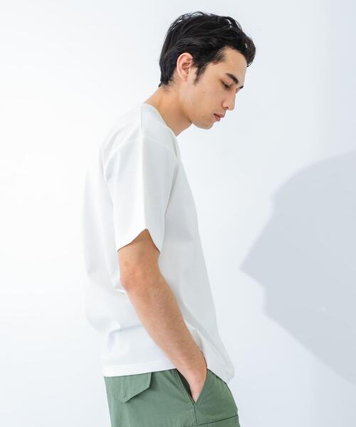 URBAN RESEARCH（アーバンリサーチ）の「接触冷感スムージーTシャツ（Tシャツ/カットソー・メンズ・ホワイト/ブルー系その他/ネイビー/ブラック/グレー系その他・SMALL/MEDIUM/LARGE/X-LARGE）」の13枚目の写真