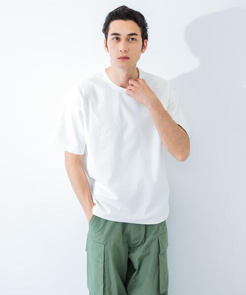 URBAN RESEARCH（アーバンリサーチ）の「接触冷感スムージーTシャツ（Tシャツ/カットソー・メンズ・ホワイト/ブルー系その他/ネイビー/ブラック/グレー系その他・SMALL/MEDIUM/LARGE/X-LARGE）」の15枚目の写真