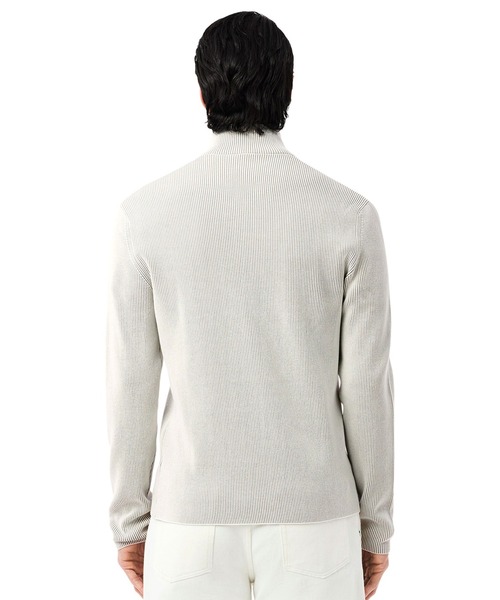 美品　定価 ¥36,300 LACOSTEドライバーズニット 肉厚 グレー 美品 定価 ¥36,300 LACOSTEドライバーズニット 肉厚 グレー 美品