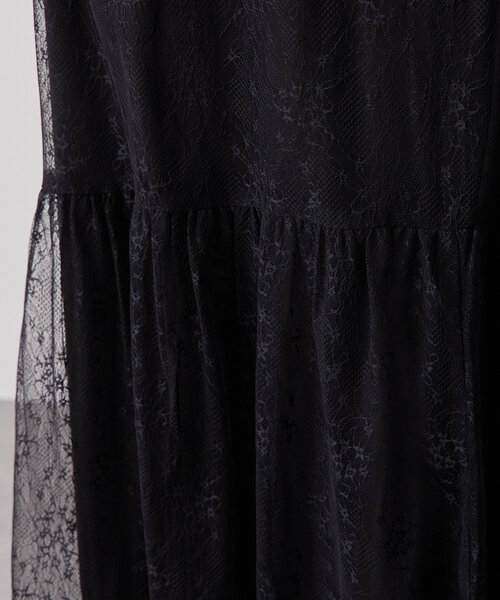 mystic（ミスティック）の「切り替えレーススカート（スカート・レディース・ブラック/オフホワイト・FREE）」の22枚目の写真