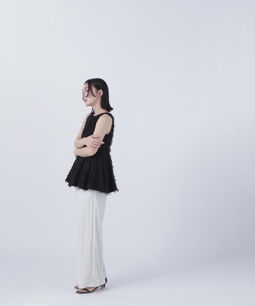 NATURAL BEAUTY BASIC(ナチュラルビューティーベーシック)の「◇【BLANC】ナイロンワッシャージョガーパンツ(その他パンツ・レディース・オフホワイト/ブルー/ライトグリーン・MEDIUM/P/S)」の2枚目の写真