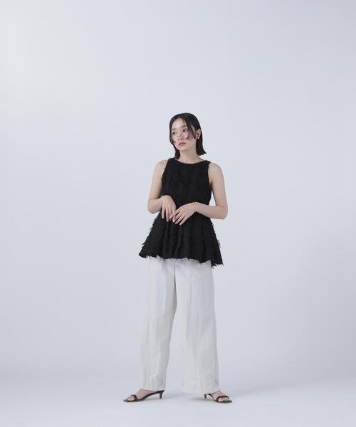 NATURAL BEAUTY BASIC(ナチュラルビューティーベーシック)の「◇【BLANC】ナイロンワッシャージョガーパンツ(その他パンツ・レディース・オフホワイト/ブルー/ライトグリーン・MEDIUM/P/S)」の6枚目の写真