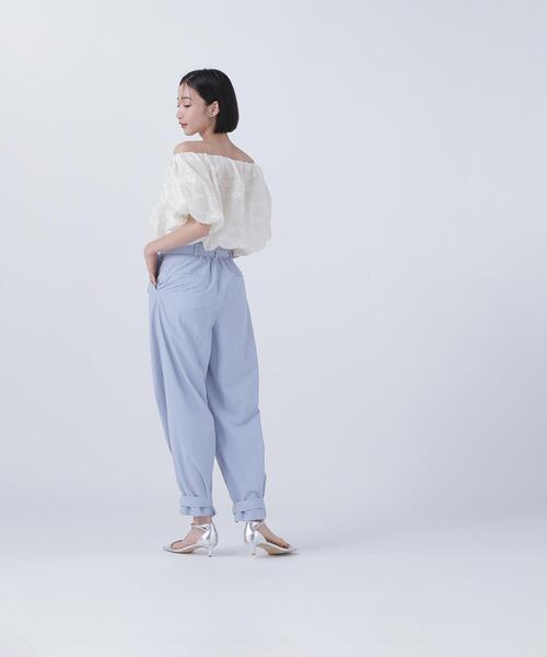 NATURAL BEAUTY BASIC(ナチュラルビューティーベーシック)の「◇【BLANC】ナイロンワッシャージョガーパンツ(その他パンツ・レディース・オフホワイト/ブルー/ライトグリーン・MEDIUM/P/S)」の15枚目の写真