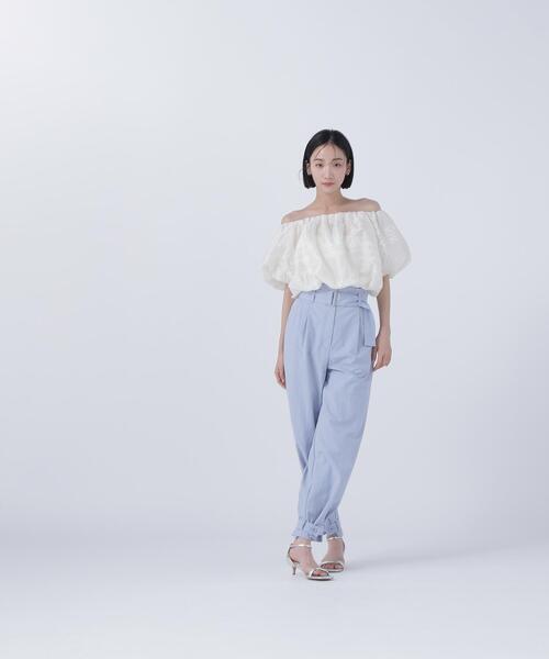 NATURAL BEAUTY BASIC(ナチュラルビューティーベーシック)の「◇【BLANC】ナイロンワッシャージョガーパンツ(その他パンツ・レディース・オフホワイト/ブルー/ライトグリーン・MEDIUM/P/S)」の16枚目の写真