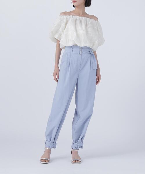 NATURAL BEAUTY BASIC(ナチュラルビューティーベーシック)の「◇【BLANC】ナイロンワッシャージョガーパンツ(その他パンツ・レディース・オフホワイト/ブルー/ライトグリーン・MEDIUM/P/S)」の18枚目の写真