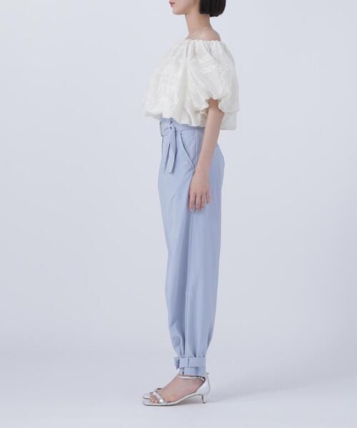 NATURAL BEAUTY BASIC(ナチュラルビューティーベーシック)の「◇【BLANC】ナイロンワッシャージョガーパンツ(その他パンツ・レディース・オフホワイト/ブルー/ライトグリーン・MEDIUM/P/S)」の19枚目の写真