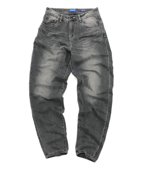 London Denim（ロンドンデニム）の「Peckham Baggy Jean/テーパード ワイド デニムパンツ（デニムパンツ・メンズ・ブラック/ブラック系その他/ブラック系その他2・LARGE/X-LARGE/SMALL/MEDIUM）」の2枚目の写真