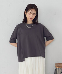 【接触冷感・抗菌防臭】アシンメトリーTシャツ