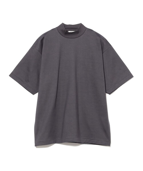 BEAMS F(ビームスエフ)の「コーコランコットン ショートスリーブ モックネック コンフォートフィット Tシャツ(Tシャツ/カットソー・メンズ・ブラック/ホワイト/チャコールグレー・S/M/L/XL)」の18枚目の写真