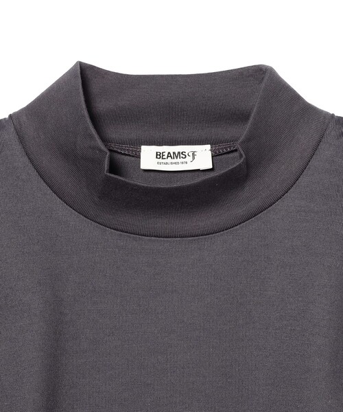 BEAMS F(ビームスエフ)の「コーコランコットン ショートスリーブ モックネック コンフォートフィット Tシャツ(Tシャツ/カットソー・メンズ・ブラック/ホワイト/チャコールグレー・S/M/L/XL)」の19枚目の写真