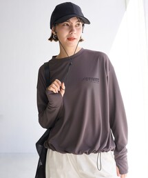 UNFILO（アンフィーロ）の「【吸水速乾/接触冷感】ラッシュガード ドロストプルオーバー（ラッシュガード）」