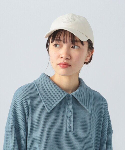 BEAMS HEART（ビームスハート）の「スマイルロゴ キャップ 25SS（キャップ・レディース・ブラウン/ブラック/ホワイト系その他5/ピンク・ONE SIZE）」の2枚目の写真