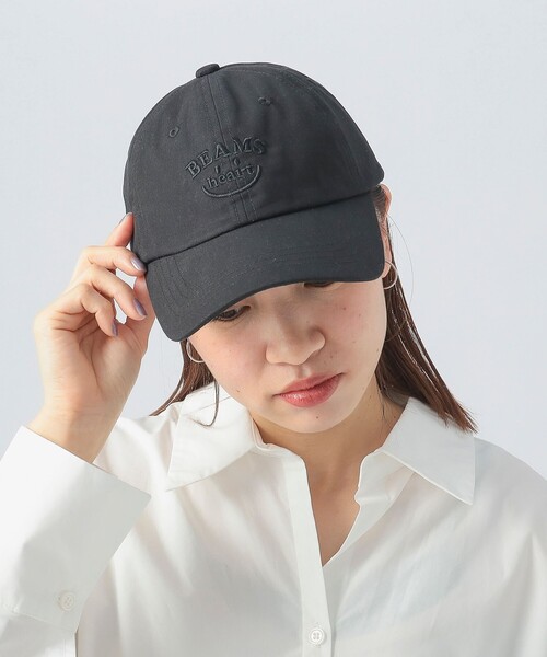 BEAMS HEART（ビームスハート）の「スマイルロゴ キャップ 25SS（キャップ・レディース・ブラウン/ブラック/ホワイト系その他5/ピンク・ONE SIZE）」の3枚目の写真