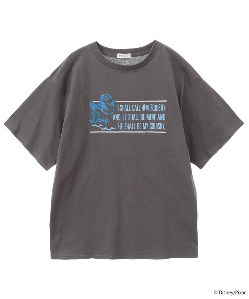earth music&ecology（アースミュージックアンドエコロジー）の「Finding Nemo/シリコンプリントＴシャツ（Tシャツ/カットソー・レディース・チャコールグレー/オフホワイト・FREE）」の20枚目の写真