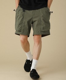 VERON（ヴァロン）の「コットンナイロンキャンバスサイドコードビッグマルチポケットカーゴライトイージーショーツ（カーゴパンツ）」