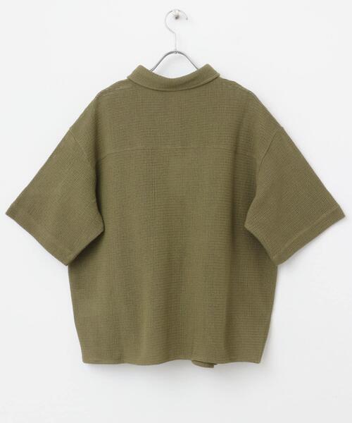 ITEMS URBANRESEARCH(アイテムズ アーバンリサーチ)の「メッシュルーズシャツ(シャツ/ブラウス・レディース・カーキ/ベージュ・FREE)」の15枚目の写真