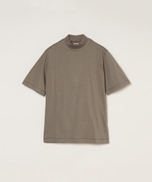 three dots（スリードッツ）の「サンデッドジャージー モックネックTシャツ Steve（Tシャツ/カットソー・メンズ）」