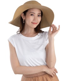 GLOBAL JAPAN（グローバルジャパン）の「折り畳めるUVつば広ストローハット（ハット）」