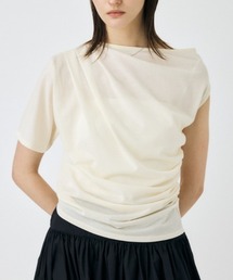 ONE SHOULDER SHEER Tシャツ