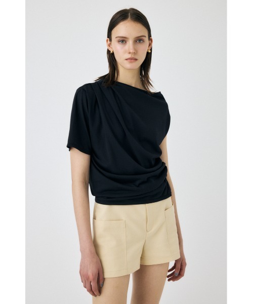 MOUSSY(マウジー)の「ONE SHOULDER SHEER Tシャツ(Tシャツ/カットソー・レディース・アイボリー/ブラック/レッド・FREE)」の13枚目の写真