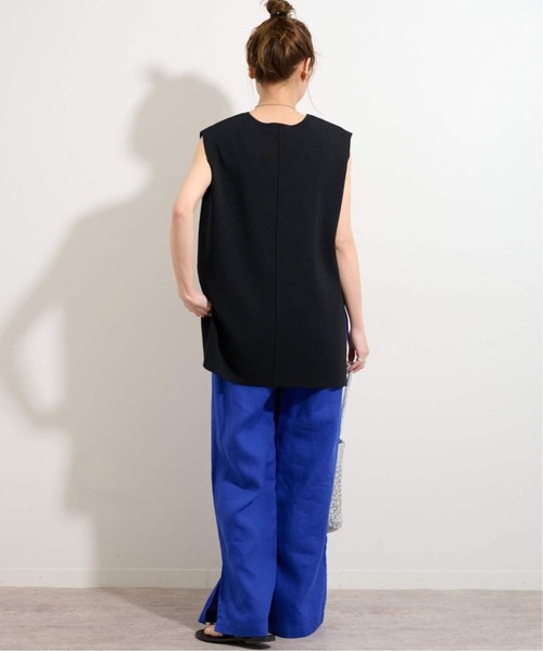 JOURNAL STANDARD relume(ジャーナルスタンダード レリューム)の「《WEB限定追加3》麻スリットイージーパンツ(その他パンツ・レディース・ブルー/ピンク・36/38)」の14枚目の写真