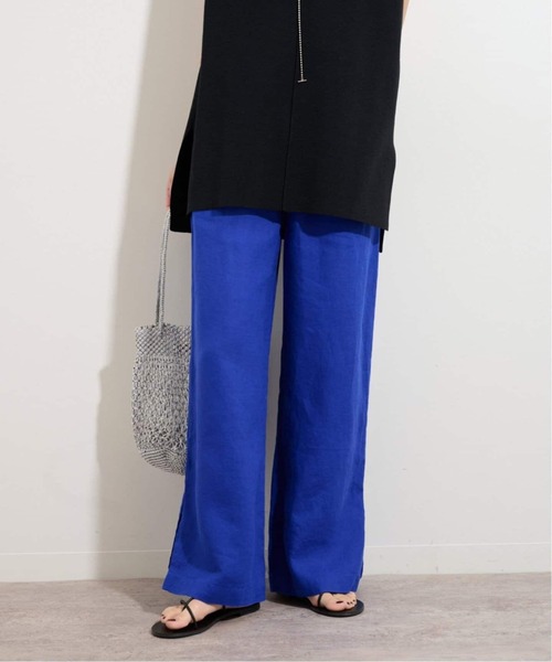 JOURNAL STANDARD relume(ジャーナルスタンダード レリューム)の「《WEB限定追加3》麻スリットイージーパンツ(その他パンツ・レディース・ブルー/ピンク・36/38)」の17枚目の写真