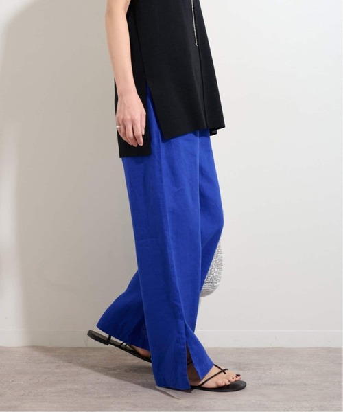 JOURNAL STANDARD relume(ジャーナルスタンダード レリューム)の「《WEB限定追加3》麻スリットイージーパンツ(その他パンツ・レディース・ブルー/ピンク・36/38)」の20枚目の写真