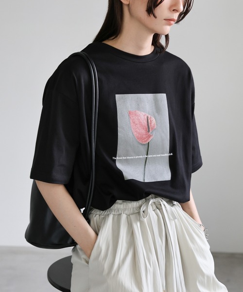 オーバーサイズオリジナルプリントTシャツ