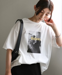 select MOCA（セレクトモカ）の「オーバーサイズオリジナルプリントTシャツ（Tシャツ/カットソー）」