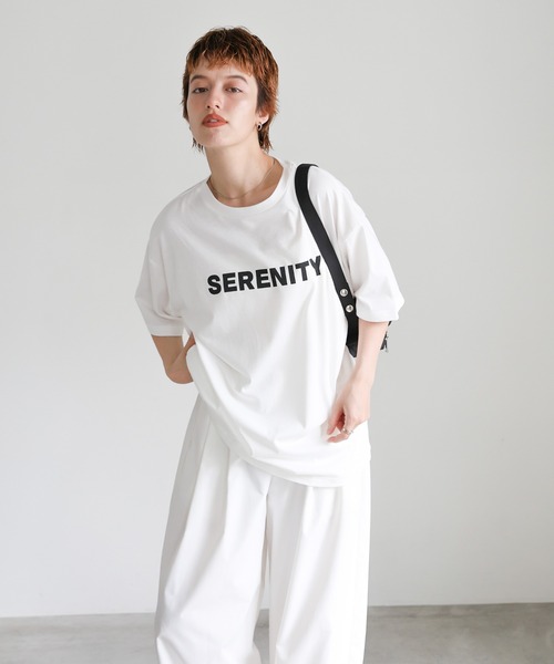 オーバーサイズオリジナルプリントTシャツ