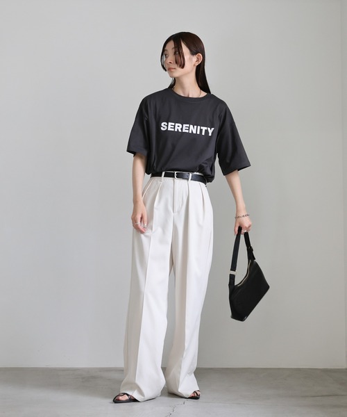 select MOCA（セレクトモカ）の「オーバーサイズオリジナルプリントTシャツ（Tシャツ/カットソー・レディース・ホワイト系その他3/ホワイト系その他/グレー系その他3/グレー系その他2/ブラック系その他3/ホワイト系その他2/ブラック系その他/ブラック系その他2/グレー系その他・FREE）」の15枚目の写真