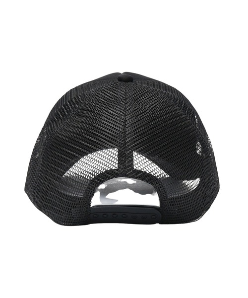 X-girl（エックスガール）の「STAR AND FACE TRUCKER CAP（キャップ・レディース・ベージュ/カモフラージュ/ブラック・ONE SIZE）」の6枚目の写真