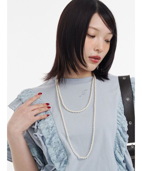 jouetie（ジュエティ）の「ロングパールチョーカー（ネックレス・レディース・オフホワイト・FREE）」の12枚目の写真