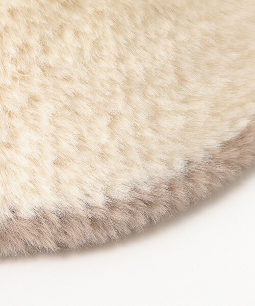 Ray BEAMS（レイビームス）の「2トーン シャギー ハット（ハット・レディース・オフホワイト/ブラック・ONE SIZE）」の7枚目の写真