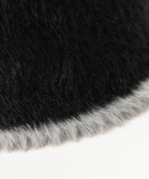 Ray BEAMS（レイビームス）の「2トーン シャギー ハット（ハット・レディース・オフホワイト/ブラック・ONE SIZE）」の11枚目の写真